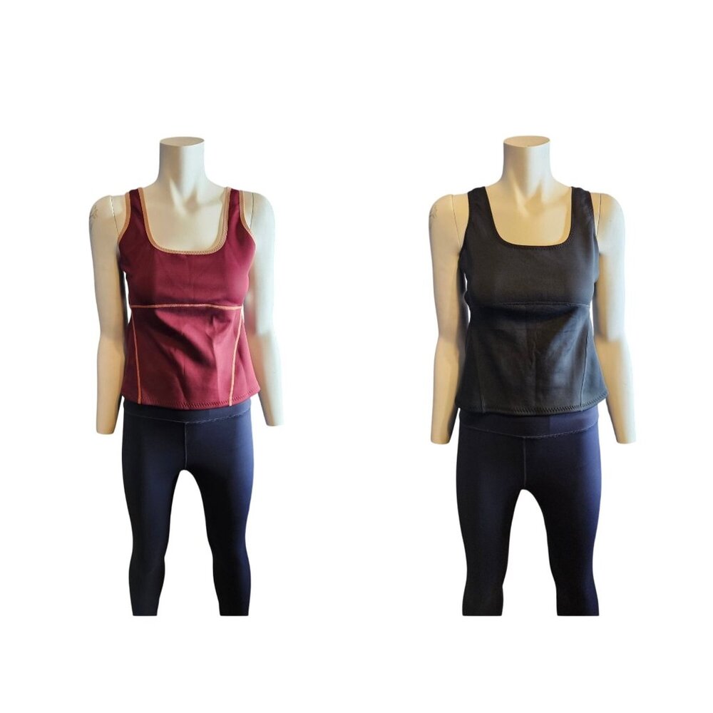 Fabletics Barrier Scuba Athletic Racerback Tank Top Bundle of 2 Women L